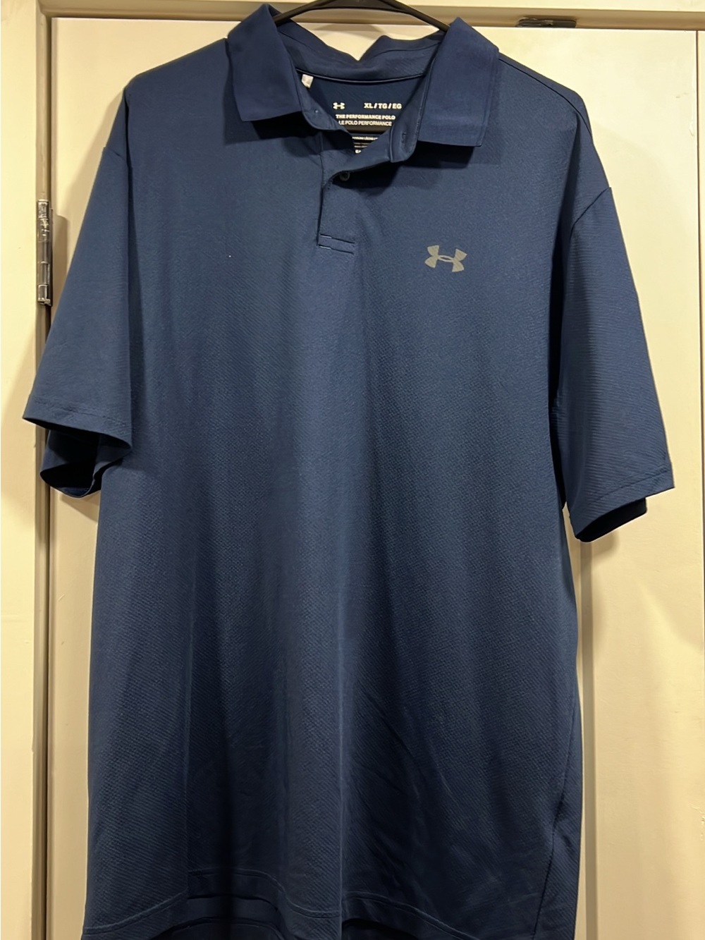 Under Armour Men's Dark Blue Performance Polo